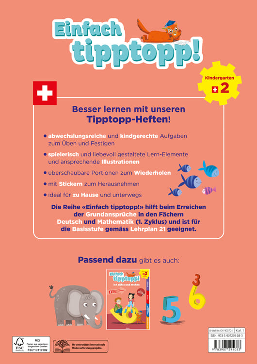 Einfach tipptopp! Deutsch - Kindergarten 2 - Ich entdecke Buchstaben und Wörter