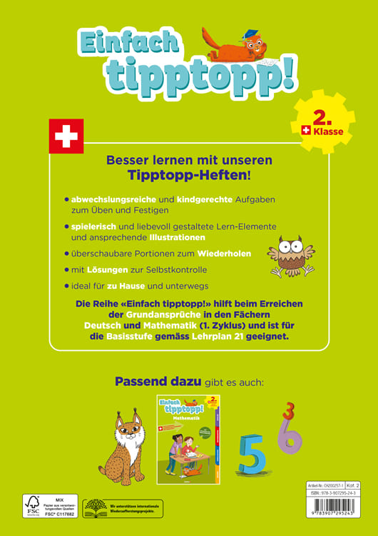 Einfach tipptopp! Deutsch - 2. Klasse