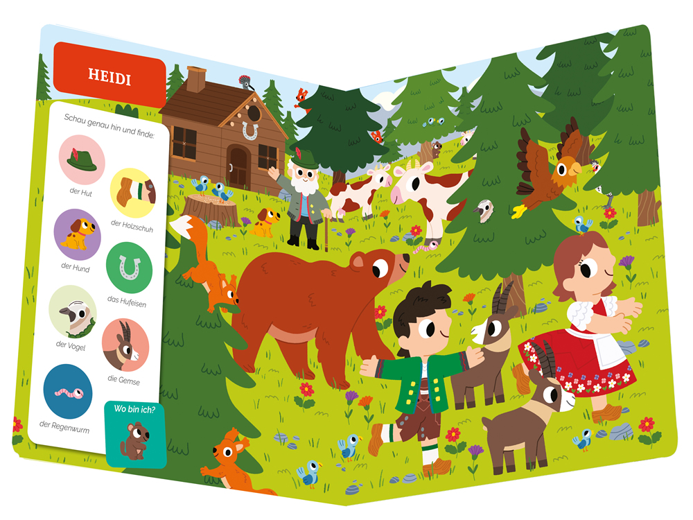 Mein Entdecker-Wimmelbuch: In der Schweiz