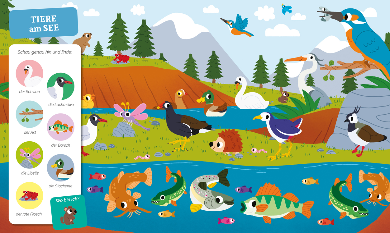 Mein Entdecker-Wimmelbuch: In der Schweiz