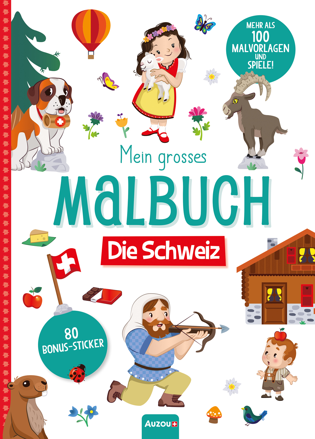 mein grosses malbuch: die schweiz