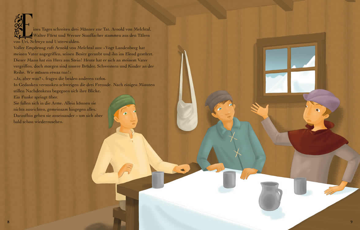 Meine ersten Sagen der Kantone Uri und Zürich