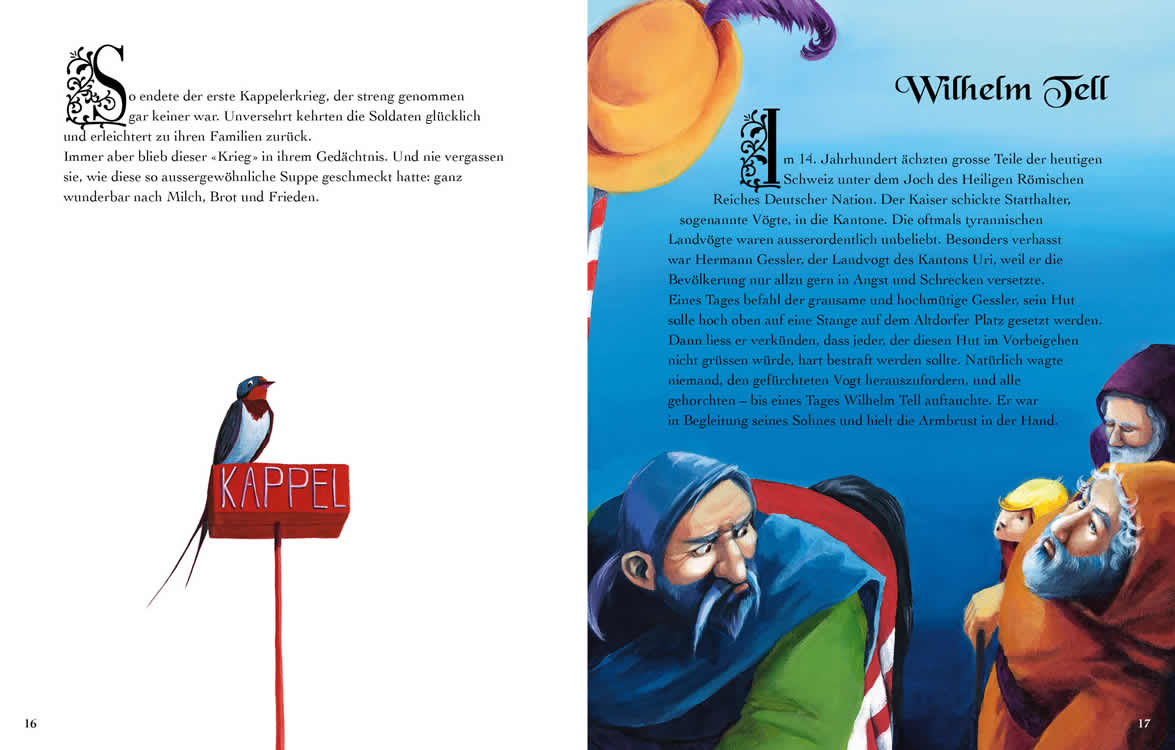 Meine ersten Sagen der Kantone Uri und Zürich